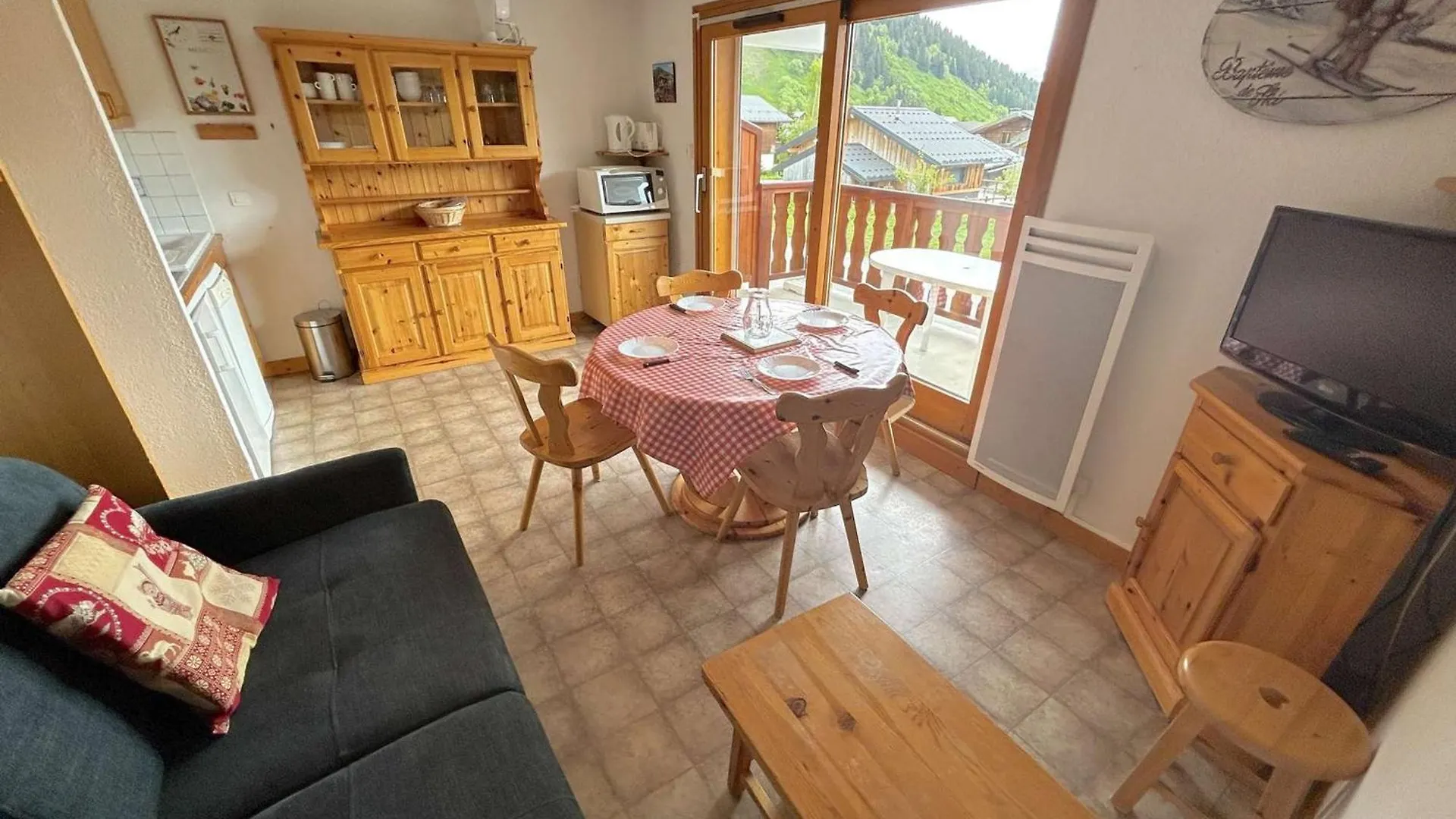 Charmant 2 Pieces Aux Saisies, Balcon Sud/Est, Proche Pistes Et Esf, Classe 2 Etoiles - Fr-1-594-118 Hauteluce